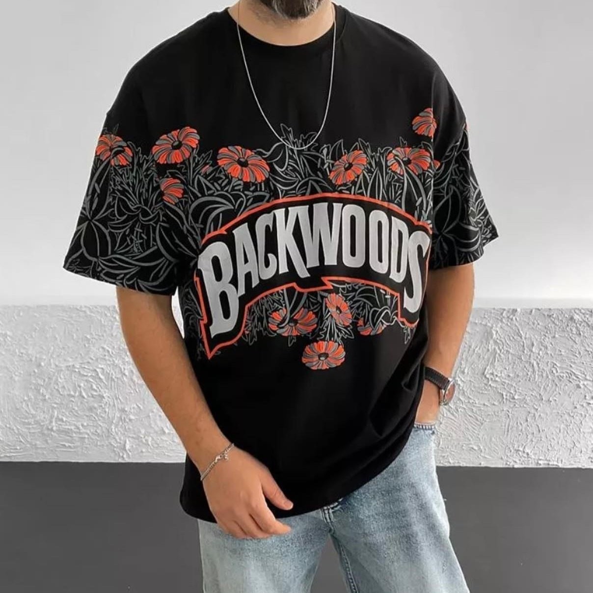 BACKWOODS Drop Shoulder T-shirt