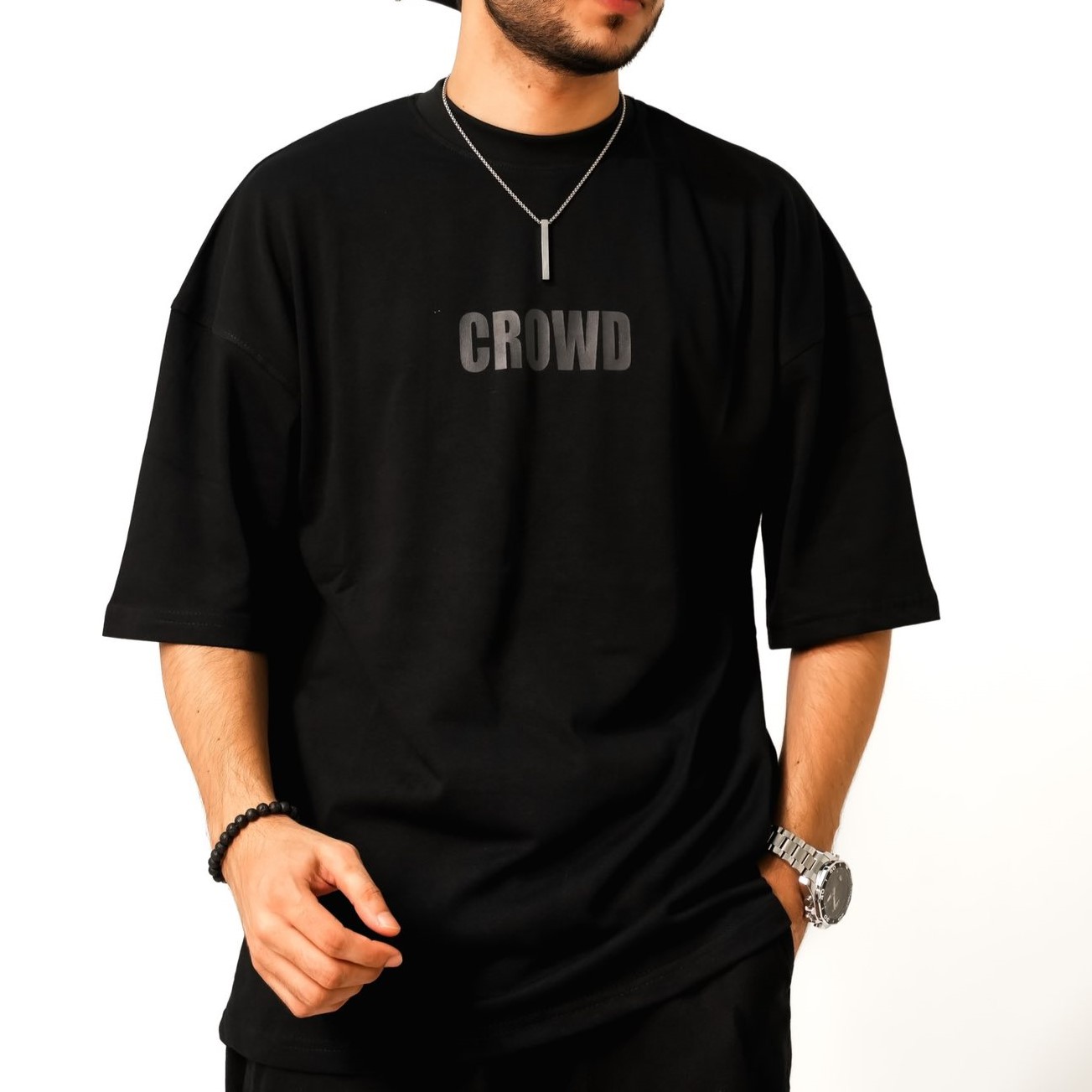 CROWD Drop Shoulder T-shirt